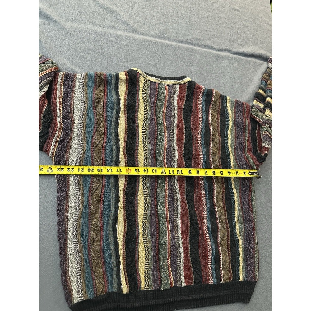 Vintage Roundtree And Yorke Coogi Style 3D Knit Textured Sweater Size XL - Picture 4 of 6